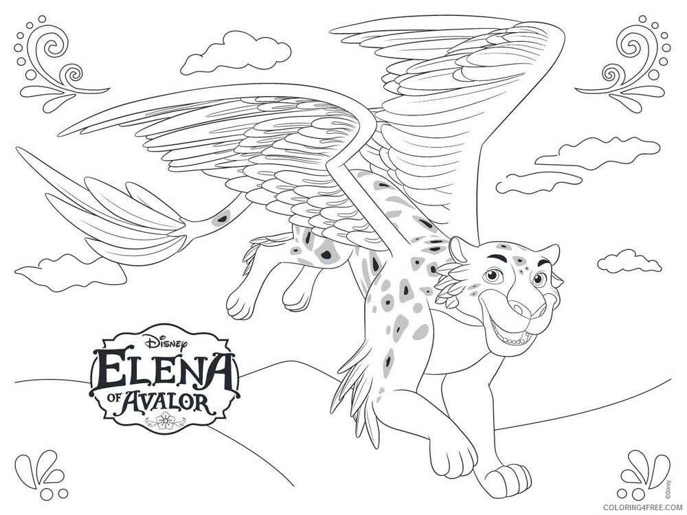 Elena of Avalor Coloring Pages TV Film Elena of Avalor 3 Printable 2020 02622 Coloring4free