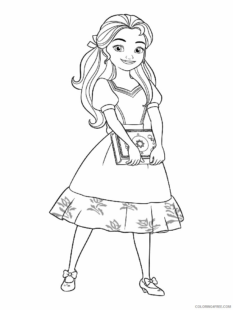 Elena of Avalor Coloring Pages TV Film Elena of Avalor 5 Printable 2020 02624 Coloring4free