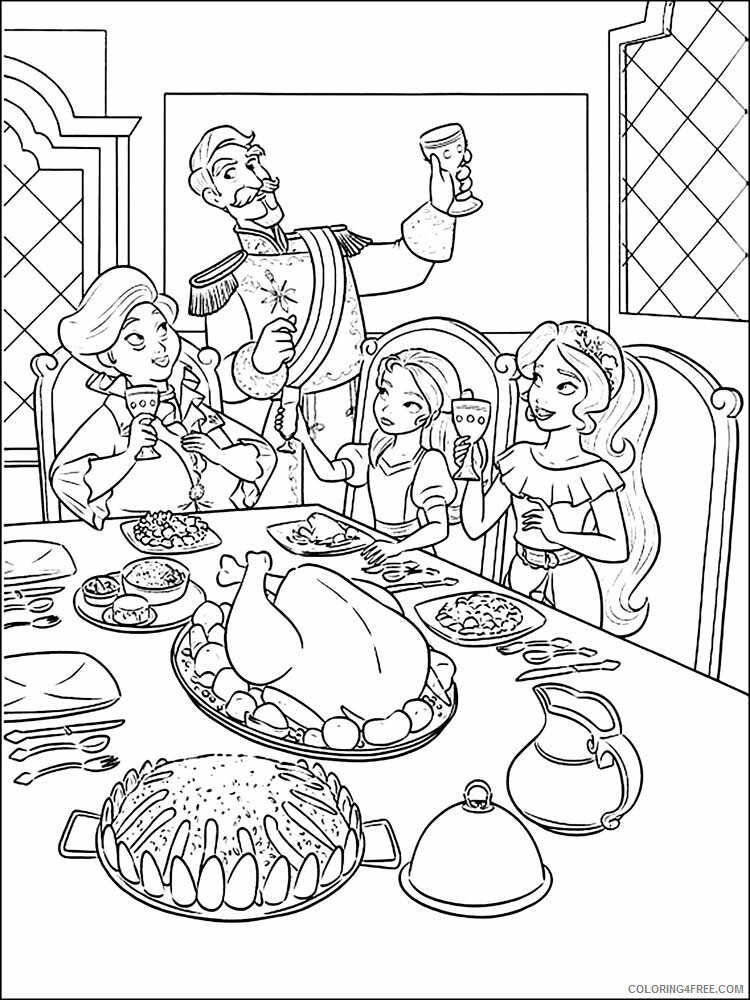 Elena of Avalor Coloring Pages TV Film Elena of Avalor 9 Printable 2020 02628 Coloring4free