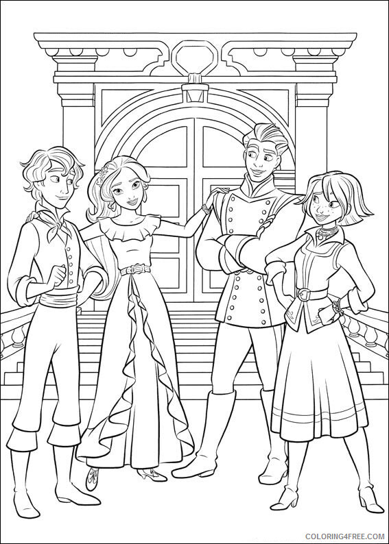 Elena of Avalor Coloring Pages TV Film Free Elena of Avalor Printable 2020 02639 Coloring4free