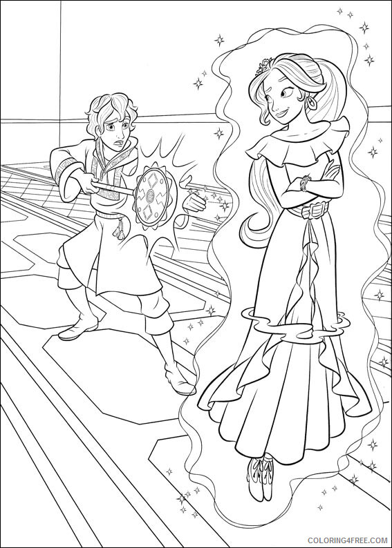 Elena of Avalor Coloring Pages TV Film Free Elena of Avalors 2020 02640 Coloring4free