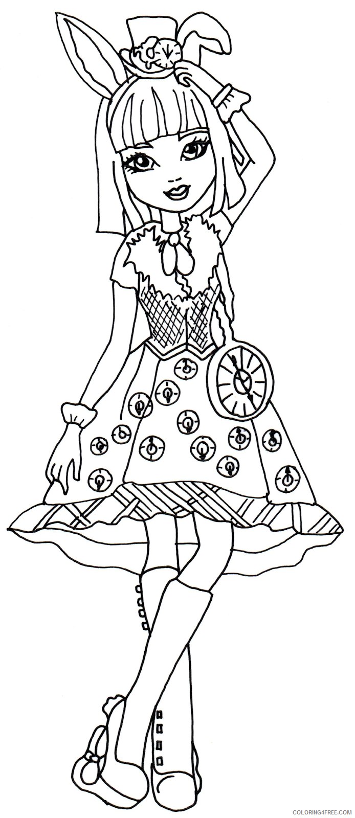 Ever After High Coloring Pages TV Film Color Free Printable 2020 02698 Coloring4free