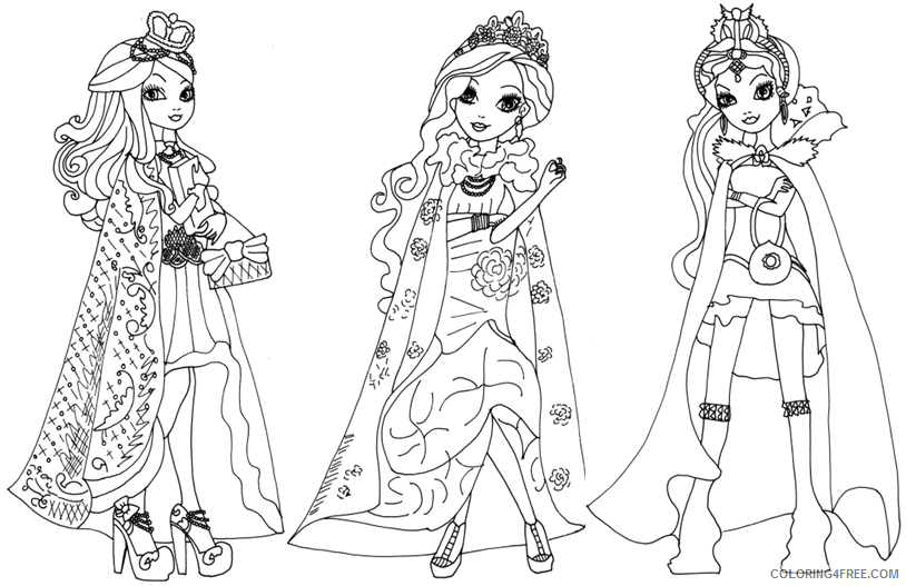 Ever After High Coloring Pages TV Film Color Printable 2020 02697 Coloring4free