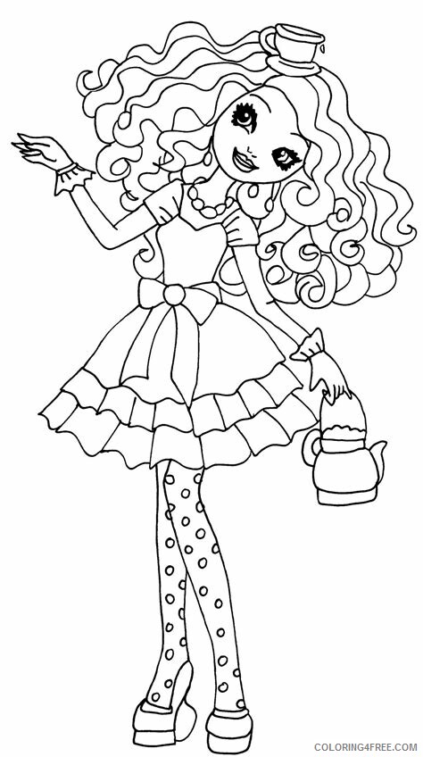 Ever After High Coloring Pages TV Film Ever After High Free Printable 2020 02702 Coloring4free