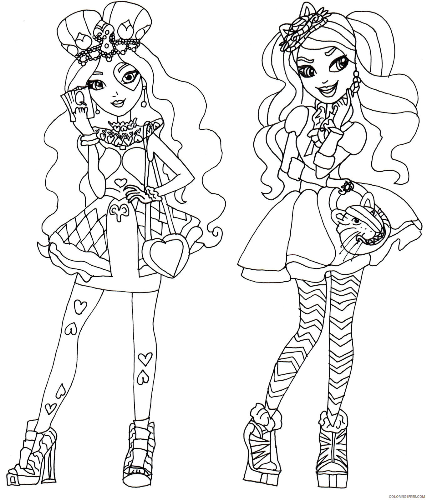 Ever After High Coloring Pages TV Film Ever After High Printable 2020 02706 Coloring4free