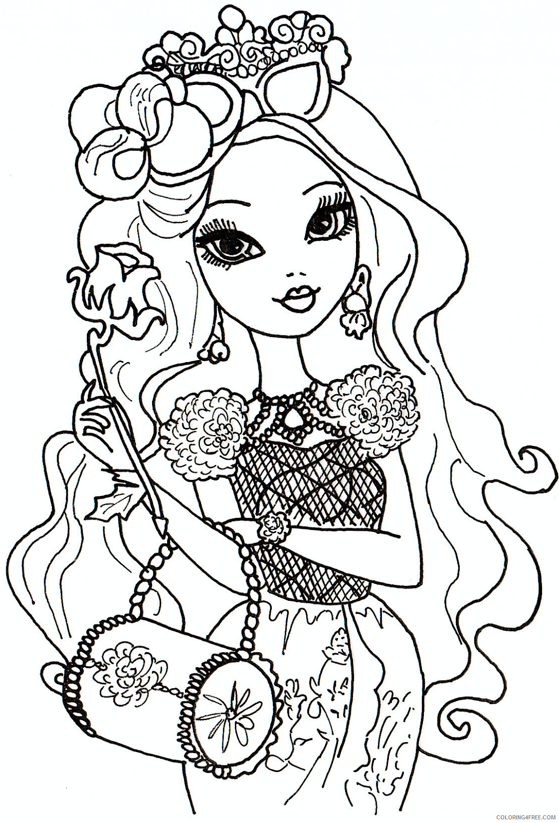 Ever After High Coloring Pages TV Film Ever After High Printable 2020 02738 Coloring4free