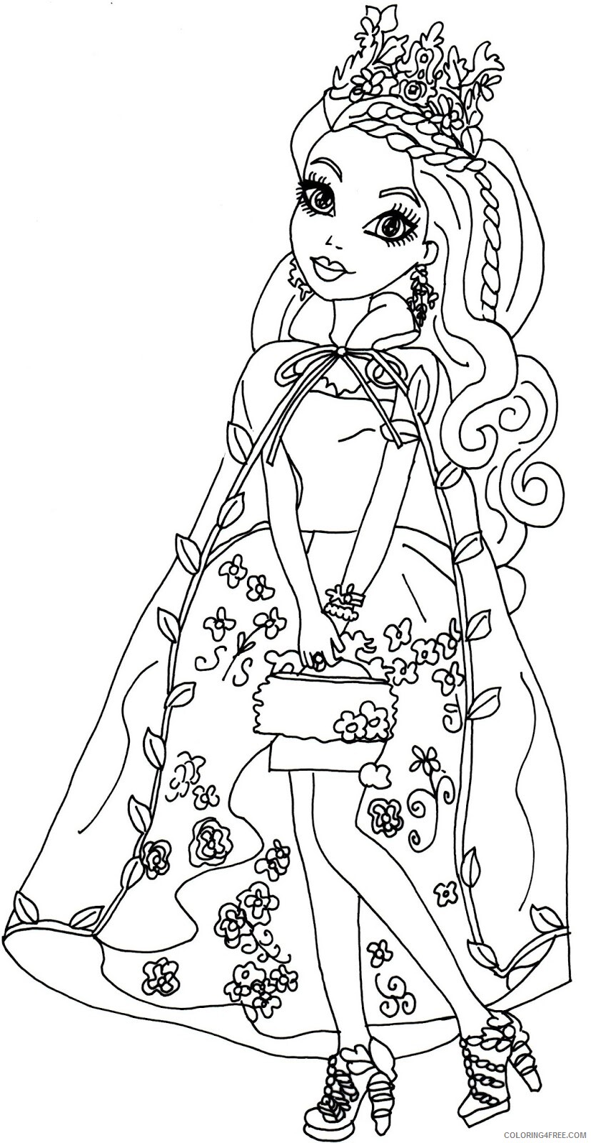 Ever After High Coloring Pages TV Film Free Printable 2020 02742 Coloring4free