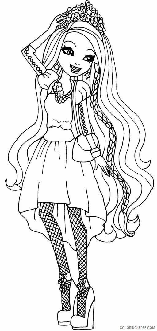 Ever After High Coloring Pages TV Film Print Free Printable 2020 02739 Coloring4free