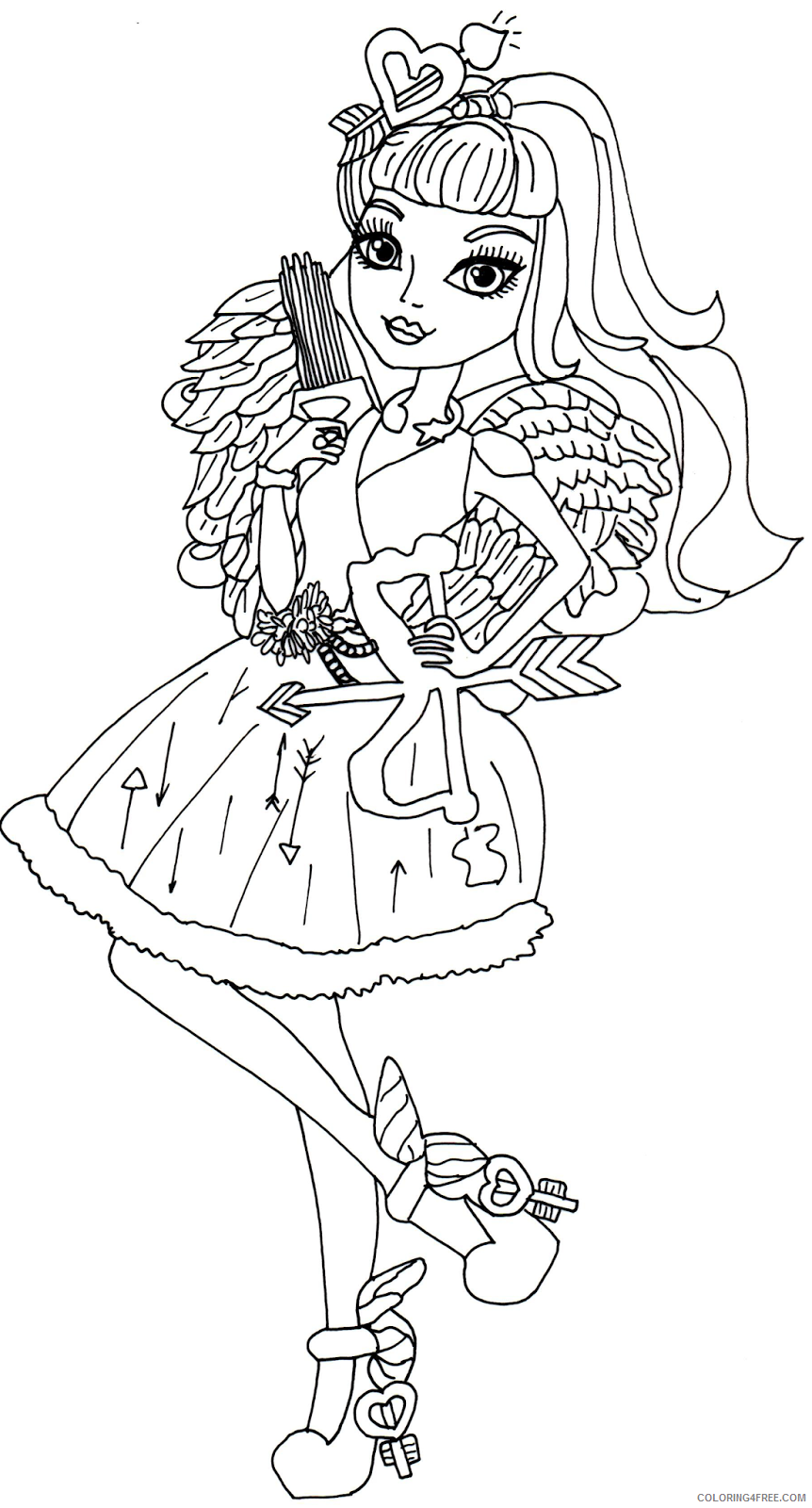 Ever After High Coloring Pages TV Film Print Free Printable 2020 02740 Coloring4free
