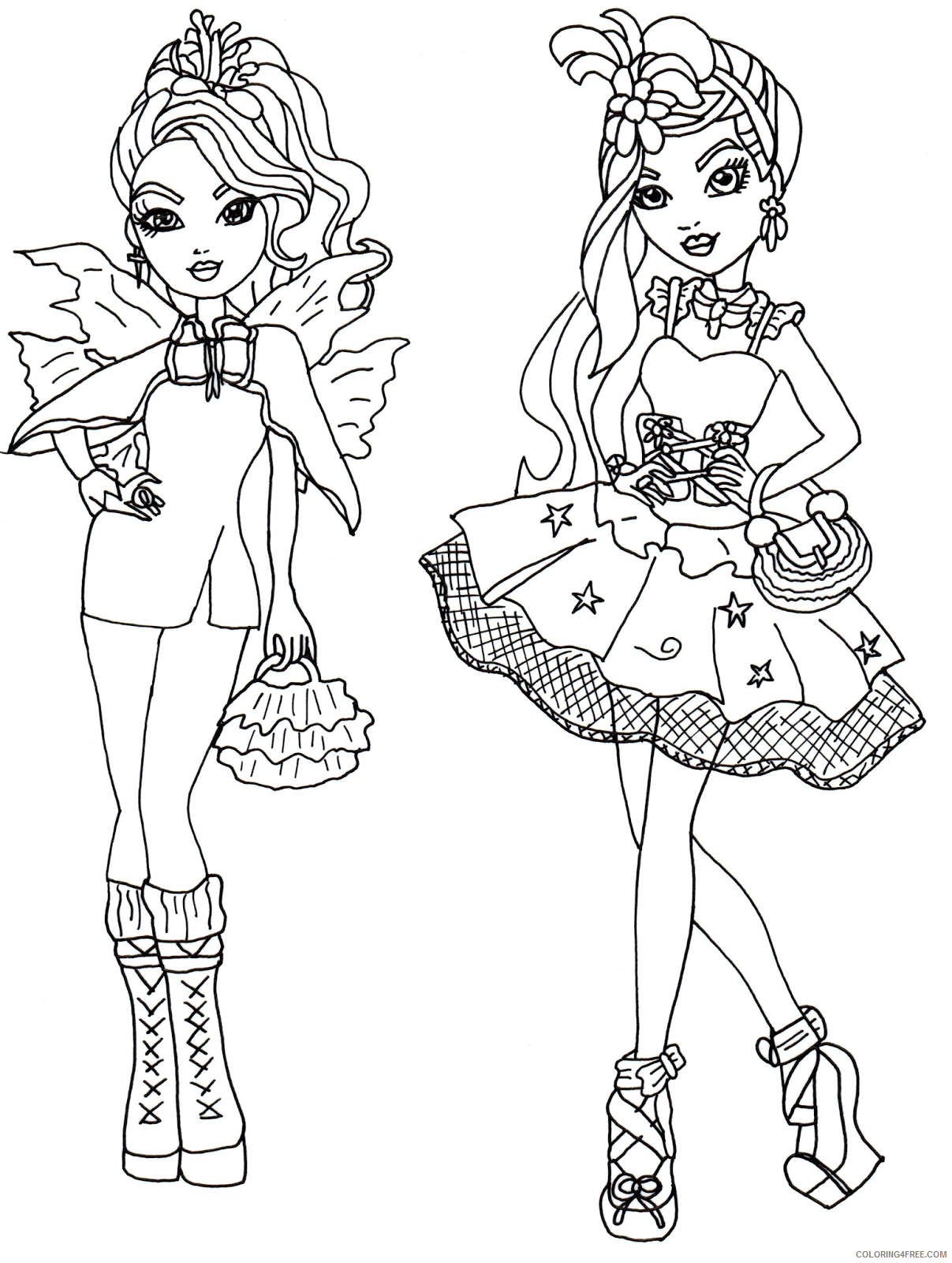 Ever After High Coloring Pages TV Film Print Printable 2020 02745 Coloring4free