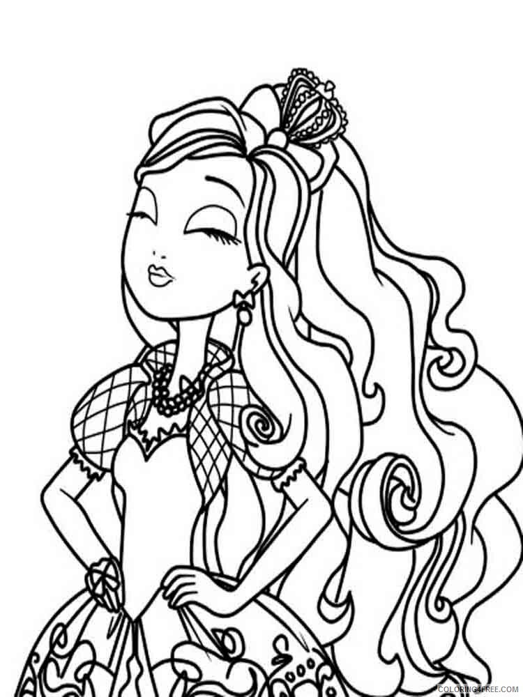 Ever After High Coloring Pages TV Film ever after high 2 Printable 2020 02716 Coloring4free