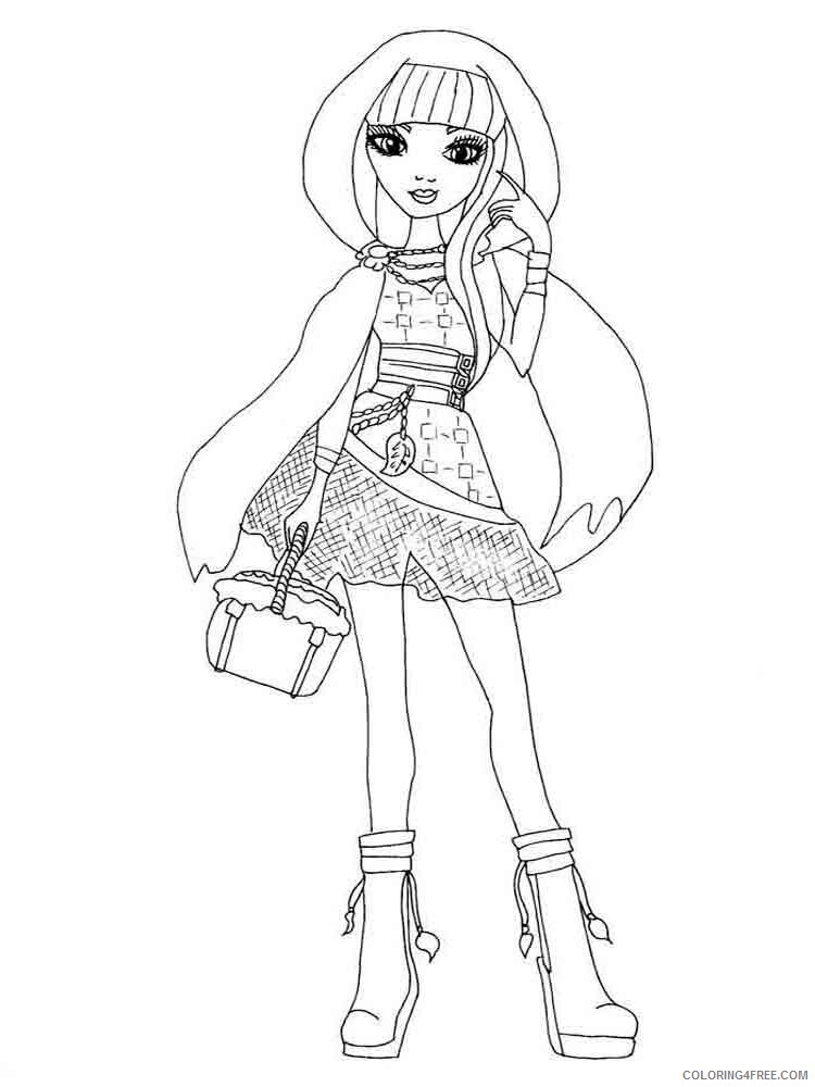Ever After High Coloring Pages TV Film ever after high 28 Printable 2020 02724 Coloring4free