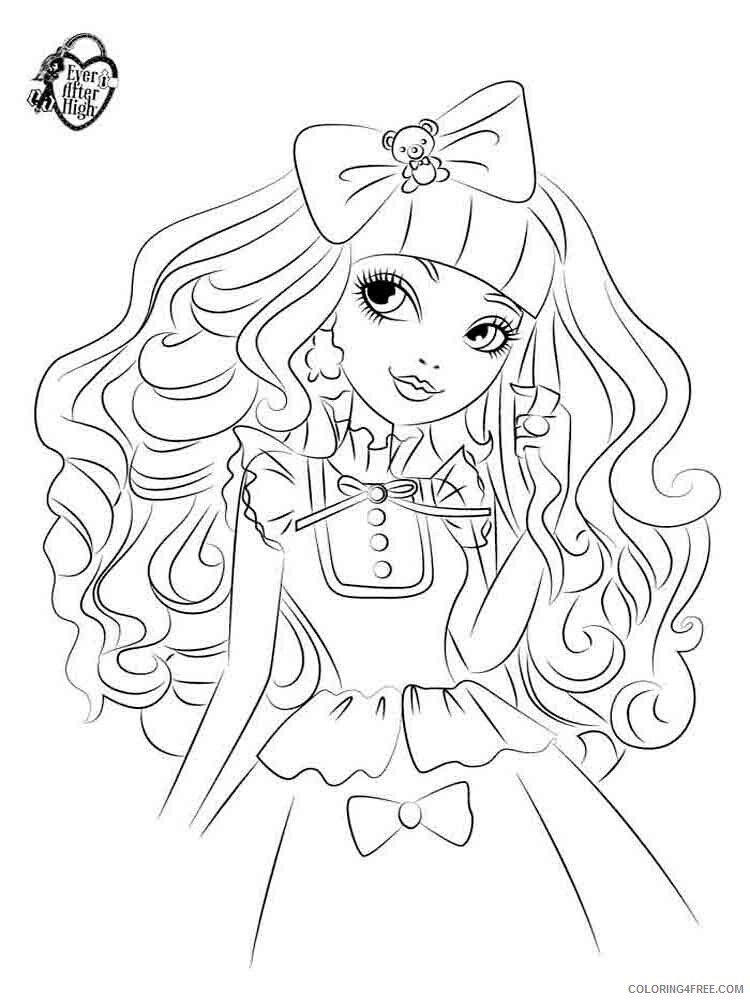 Ever After High Coloring Pages TV Film ever after high 4 Printable 2020 02729 Coloring4free