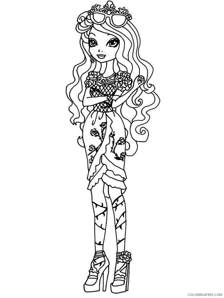 Ever After High Coloring Pages TV Film ever after high 5 Printable 2020 02730 Coloring4free