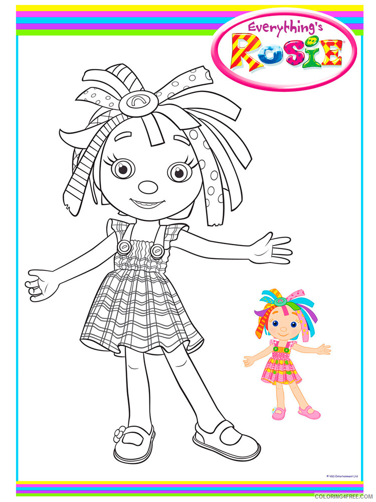 Everythings Rosie Coloring Pages TV Film Everythings Rosie 3 Printable 2020 02749 Coloring4free