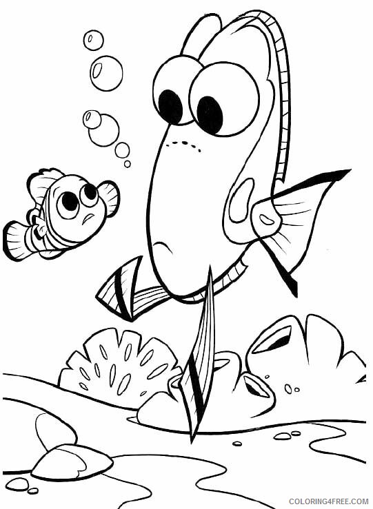 Finding Dory Coloring Pages TV Film Dory Printable 2020 02766 Coloring4free