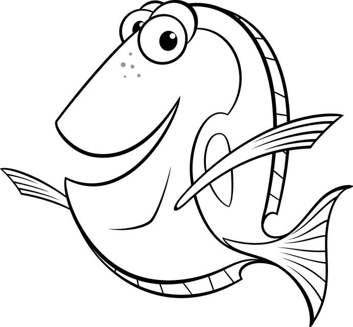 Finding Dory Coloring Pages TV Film Dory Printable 2020 02767 Coloring4free