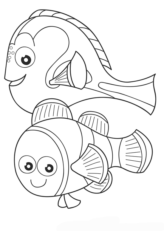 Finding Dory Coloring Pages TV Film Dory Printable 2020 02768 Coloring4free