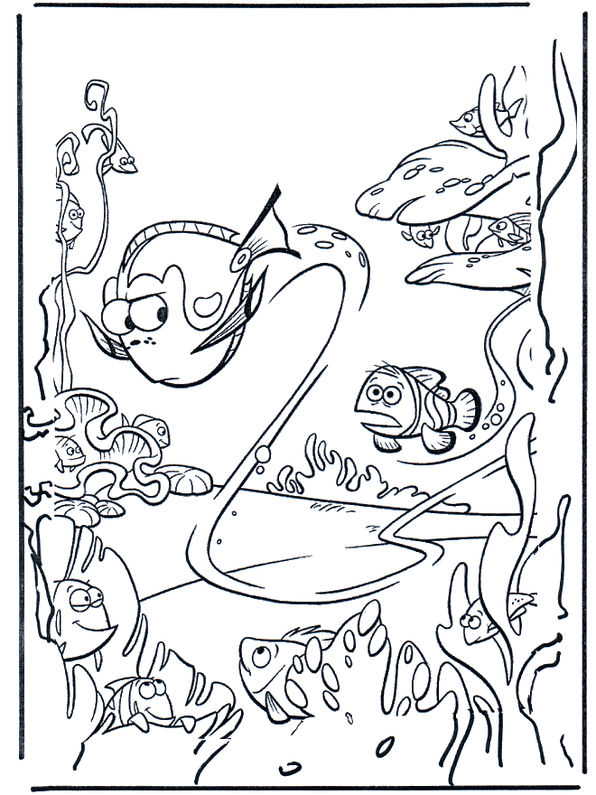 Finding Dory Coloring Pages TV Film Dory Printable 2020 02769 Coloring4free