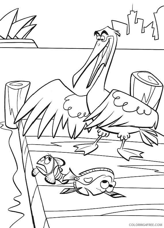 Finding Dory Coloring Pages TV Film Free Doryign Printable 2020 02793 Coloring4free