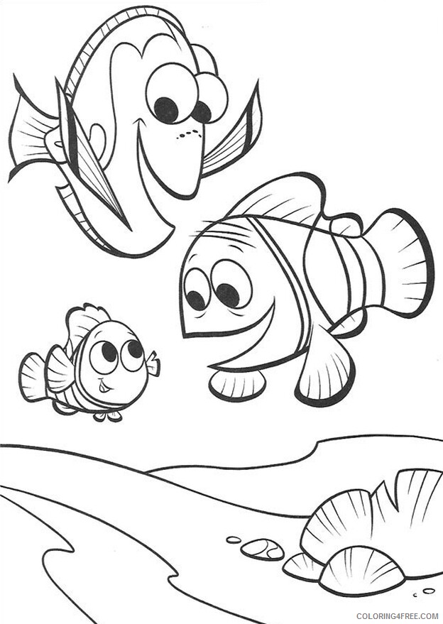 Finding Dory Coloring Pages TV Film Printable Dory Printable 2020 02800 Coloring4free