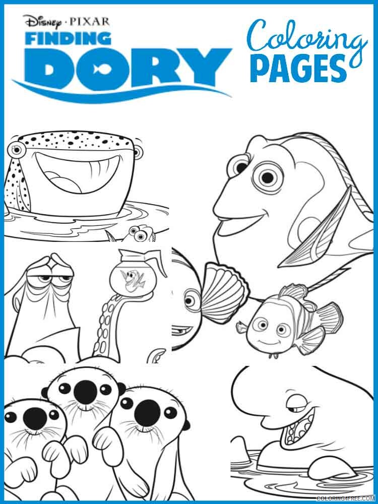Finding Dory Coloring Pages TV Film finding dory 13 Printable 2020 02778 Coloring4free