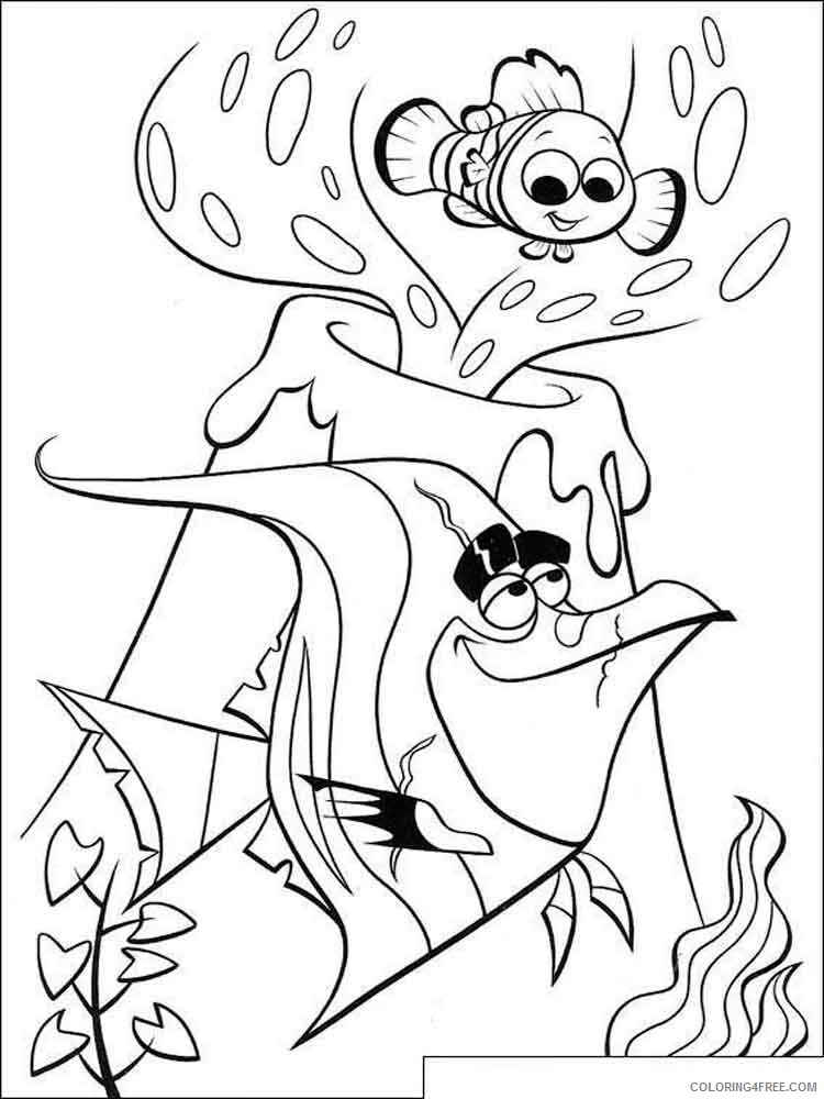 Finding Nemo Coloring Pages TV Film Finding Nemo 14 Printable 2020 02826 Coloring4free
