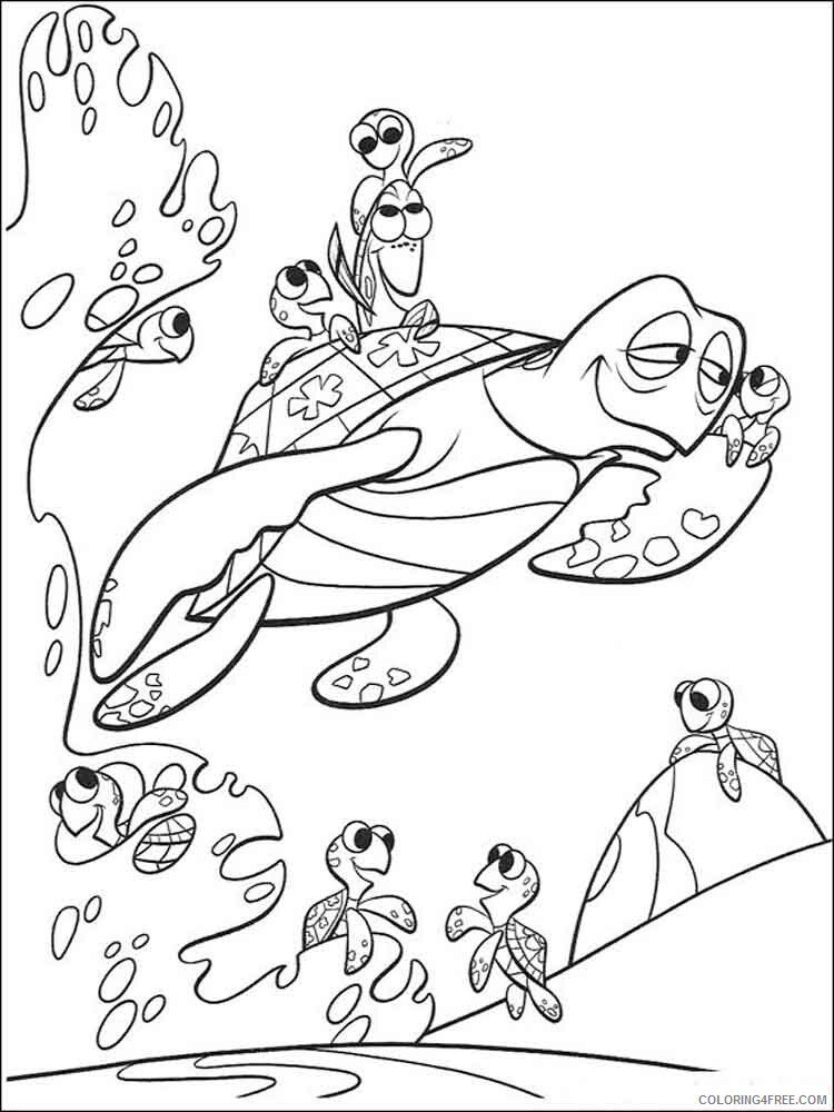 Finding Nemo Coloring Pages TV Film Finding Nemo 19 Printable 2020 02828 Coloring4free