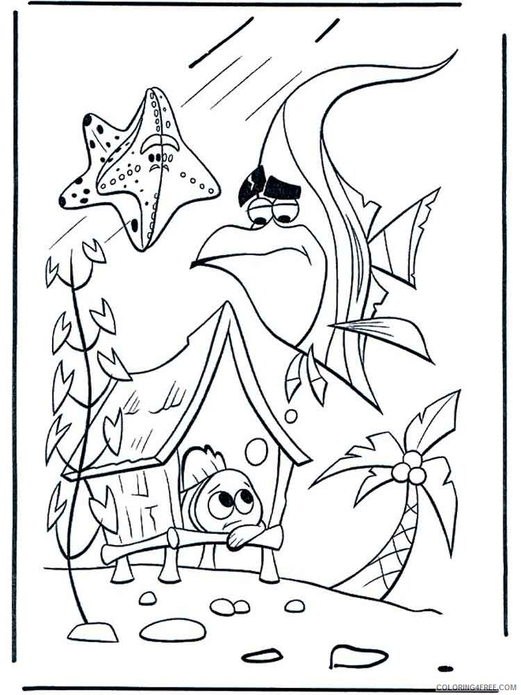 Finding Nemo Coloring Pages TV Film Finding Nemo 23 Printable 2020 02832 Coloring4free