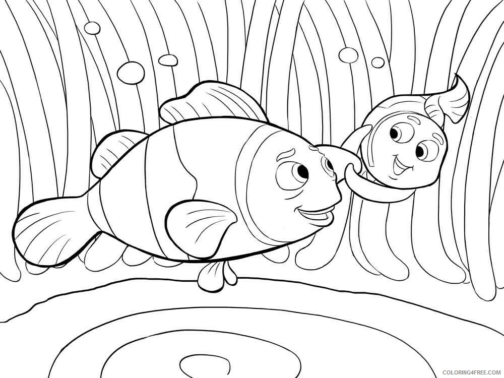 Finding Nemo Coloring Pages TV Film Finding Nemo 3 Printable 2020 02835 Coloring4free