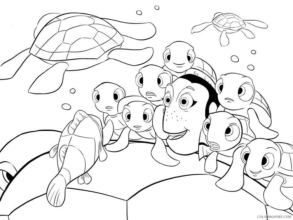 Finding Nemo Coloring Pages TV Film Finding Nemo 6 Printable 2020 02838 Coloring4free