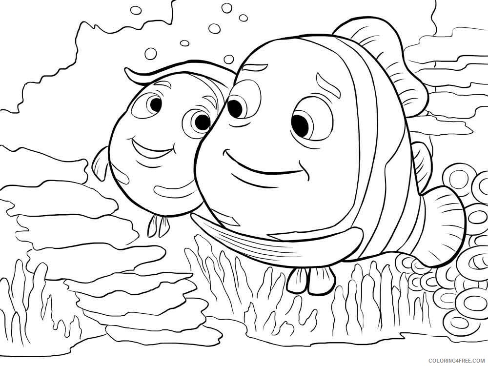 Finding Nemo Coloring Pages TV Film Finding Nemo 8 Printable 2020 02843 Coloring4free
