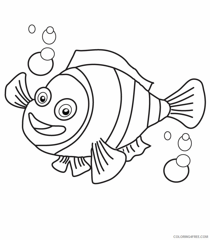 Finding Nemo Coloring Pages TV Film Nemo For Kids Printable 2020 02851 Coloring4free