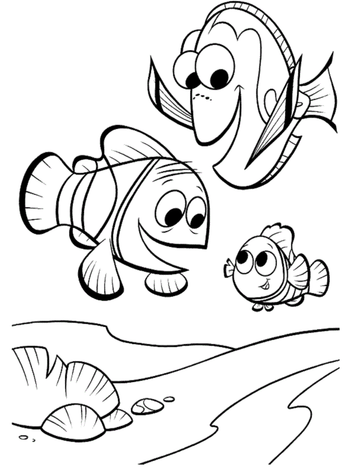 Finding Nemo Coloring Pages TV Film Nemo Photos Printable 2020 02853 Coloring4free
