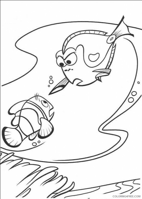 Finding Nemo Coloring Pages TV Film Nemo Printable 2020 02850 Coloring4free
