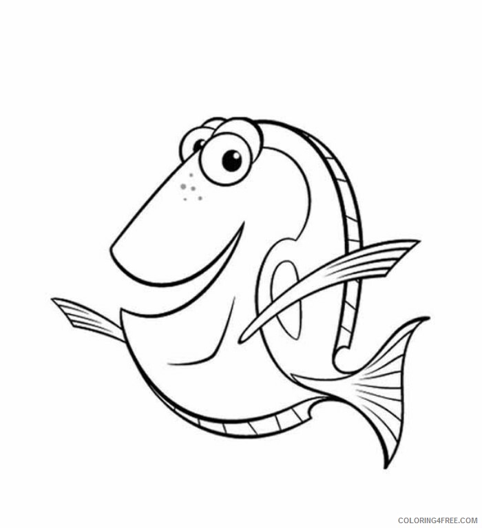 Finding Nemo Coloring Pages TV Film Nemo Printable 2020 02854 Coloring4free