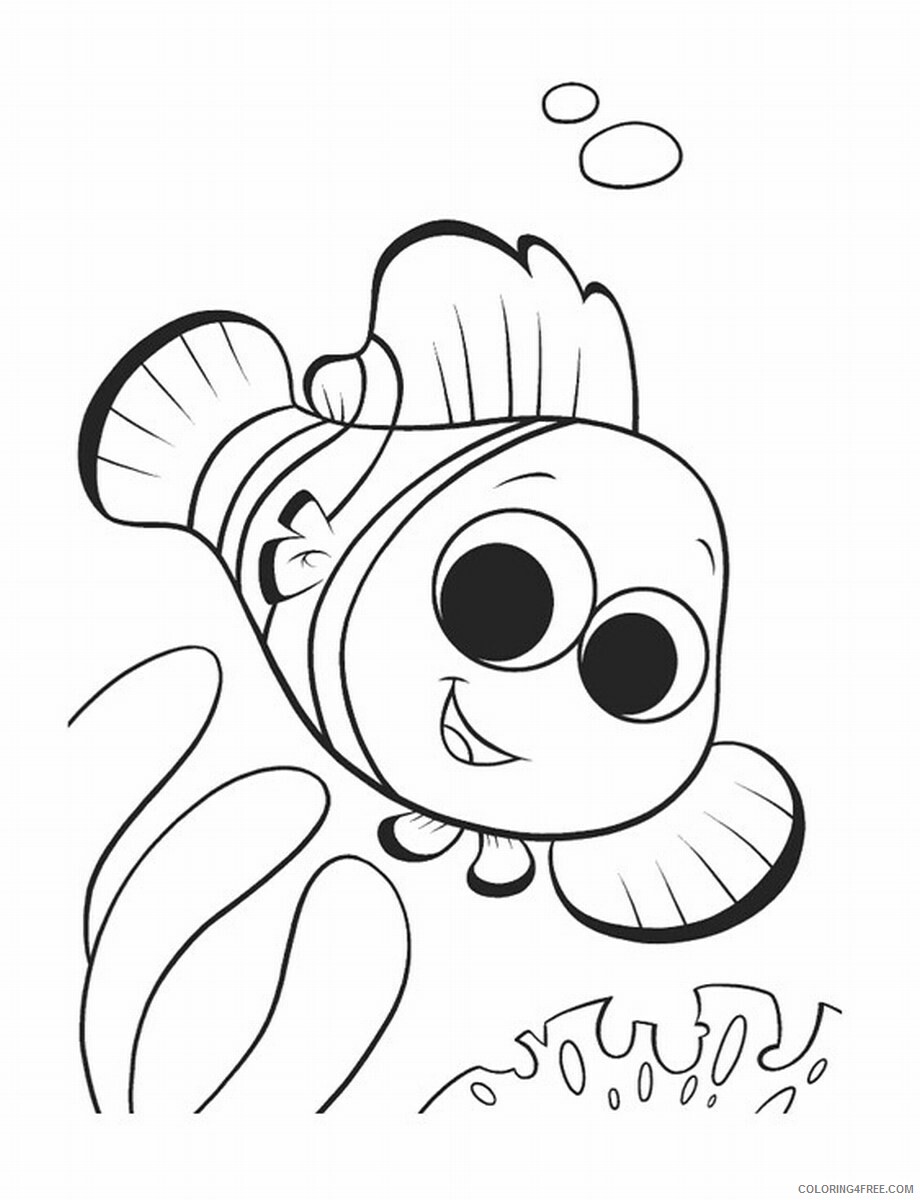 Finding Nemo Coloring Pages TV Film Nemo To Print Printable 2020 02855 Coloring4free