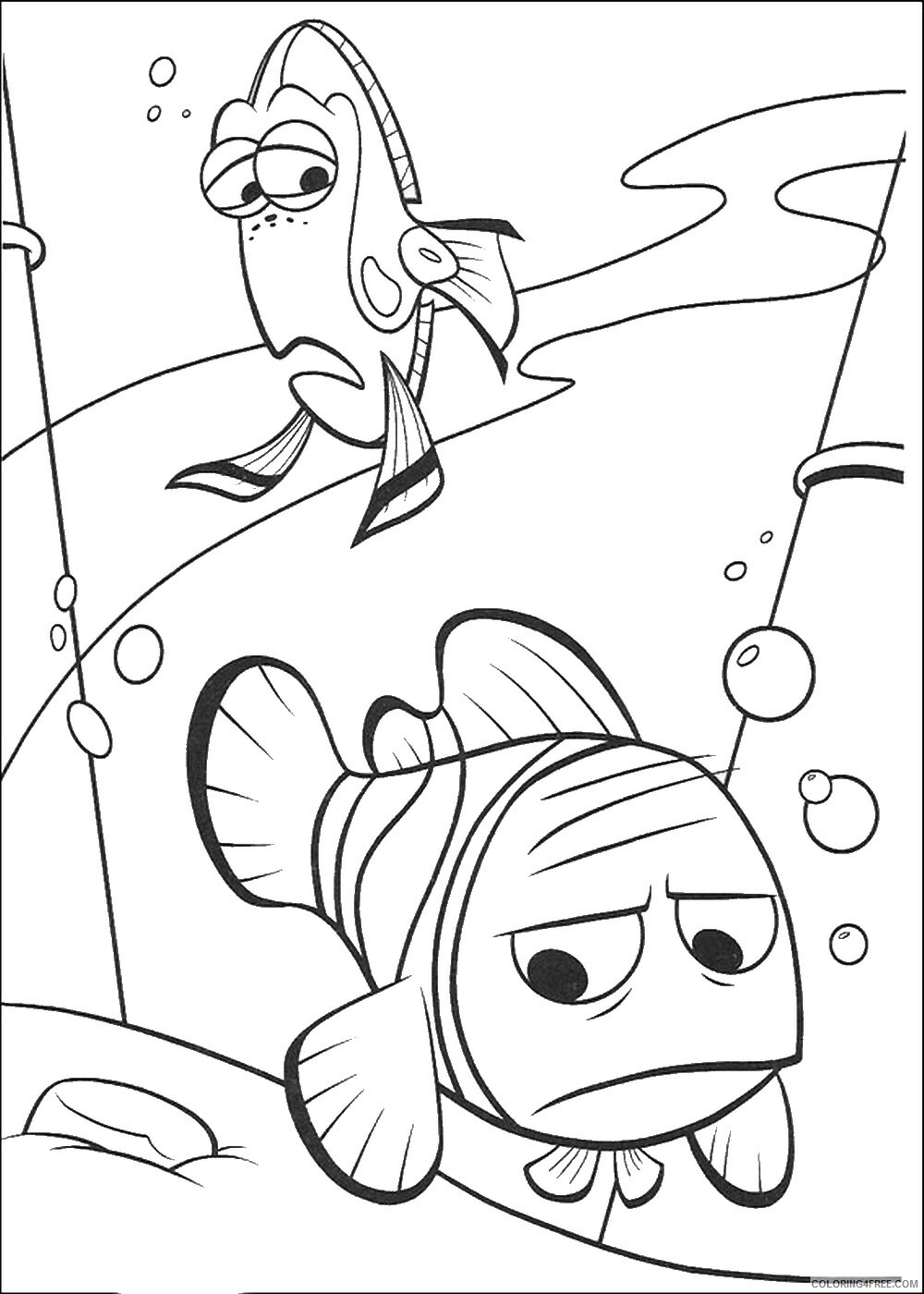 Finding Nemo Coloring Pages TV Film findingnemoc21 Printable 2020 02818 Coloring4free