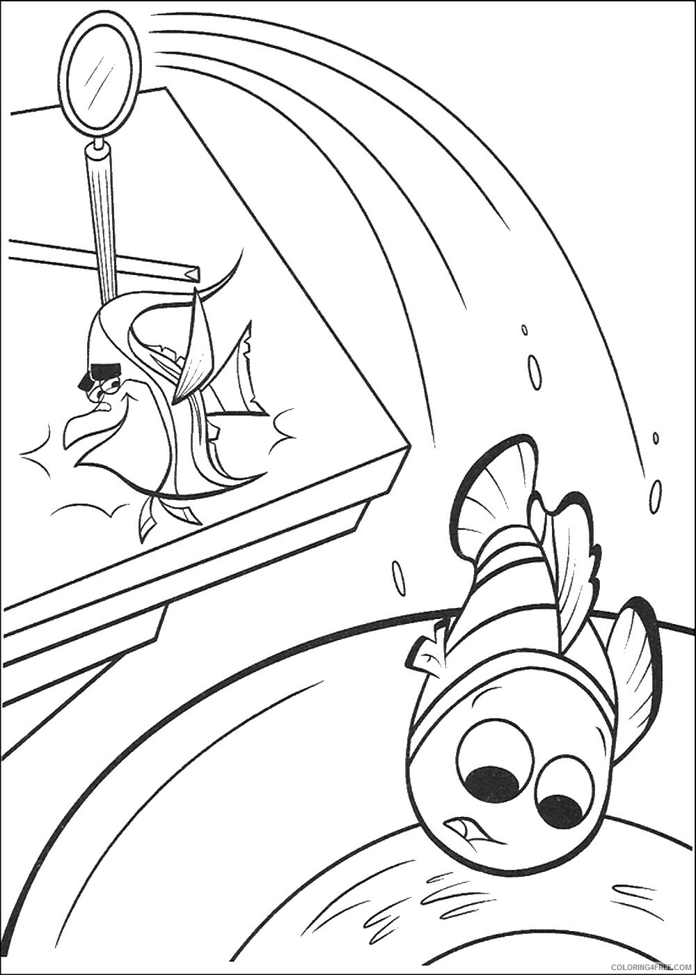 Finding Nemo Coloring Pages TV Film findingnemoc22 Printable 2020 02819 Coloring4free