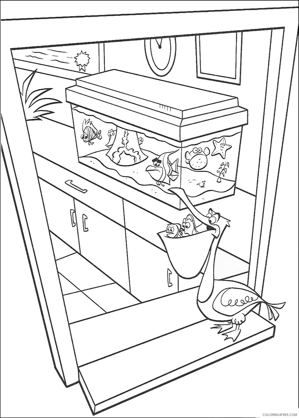 Finding Nemo Coloring Pages TV Film findingnemoc23 Printable 2020 02820 Coloring4free