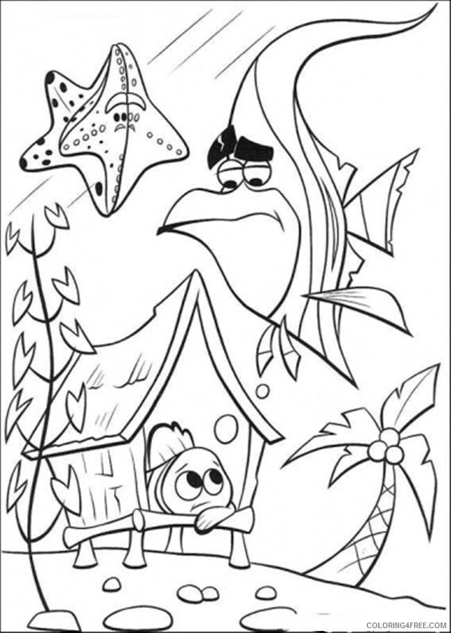 Finding Nemo Coloring Pages TV Film nemoinhouse1 Printable 2020 02803 Coloring4free