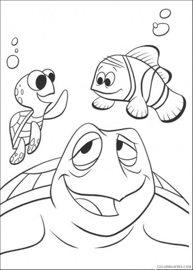Finding Nemo Coloring Pages TV Film nemoinschool1 Printable 2020 02802 Coloring4free
