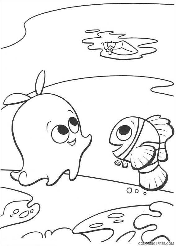 Finding Nemo Coloring Pages TV Film pearl and nemo Printable 2020 02809 Coloring4free
