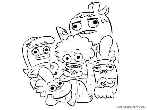 Fish Hooks Coloring Pages TV Film Disney Channel Printable 2020 02939 Coloring4free
