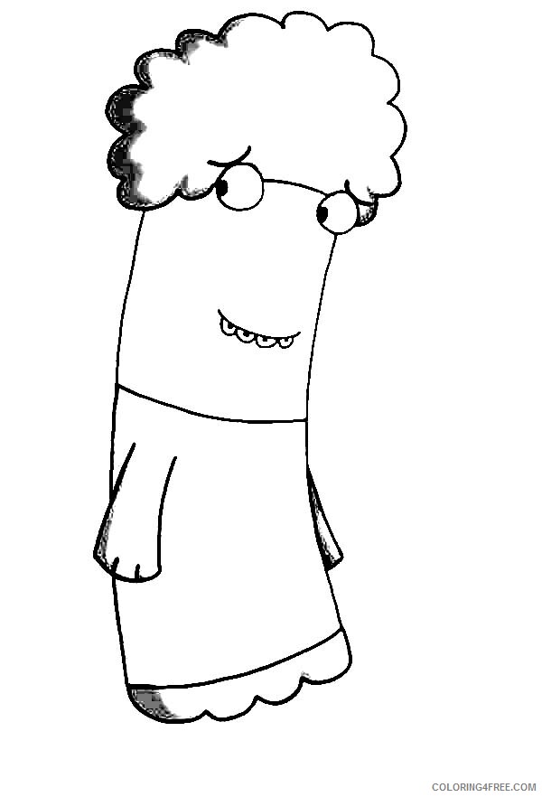 Fish Hooks Coloring Pages TV Film Kids Drawing of Oscar 2020 02945 Coloring4free