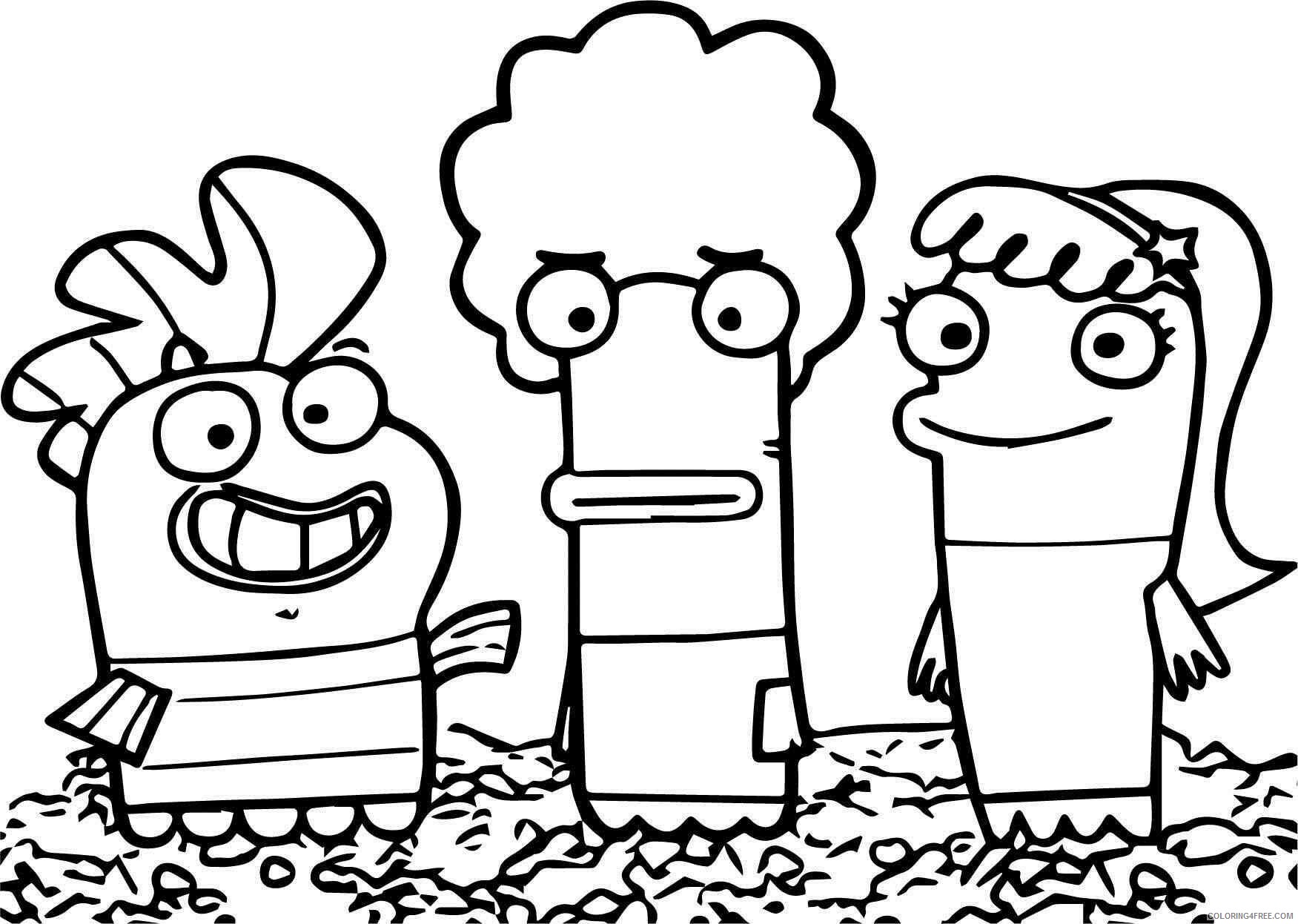 Fish Hooks Coloring Pages TV Film funny fish hooks Printable 2020 02934 Coloring4free