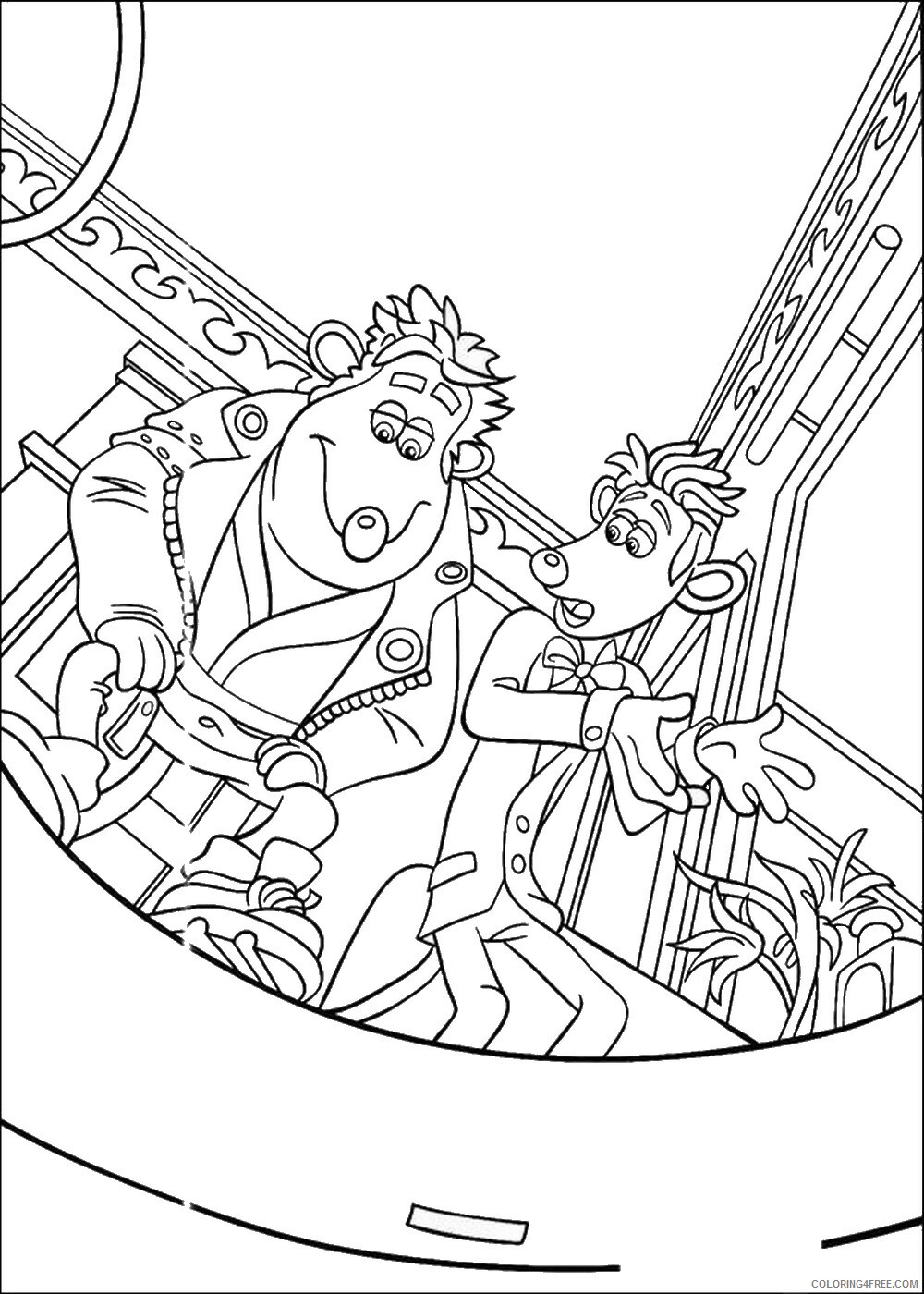 Flushed Away Coloring Pages TV Film flushed_cl_04 Printable 2020 02963 Coloring4free