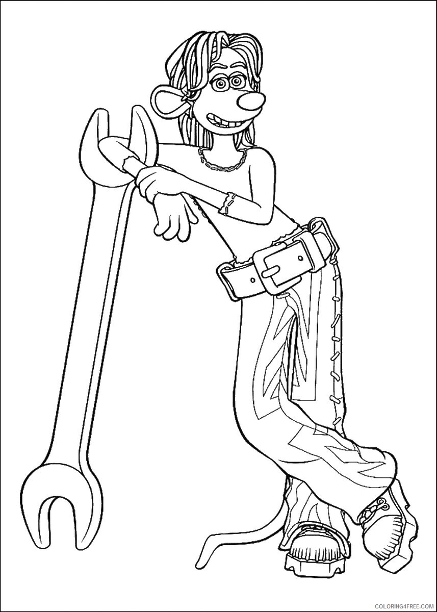 Flushed Away Coloring Pages TV Film flushed_cl_07 Printable 2020 02966 Coloring4free