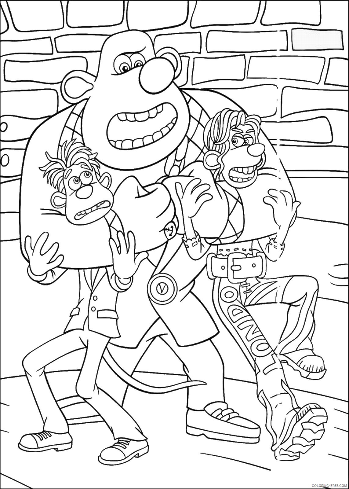 Flushed Away Coloring Pages TV Film flushed_cl_08 Printable 2020 02967 Coloring4free