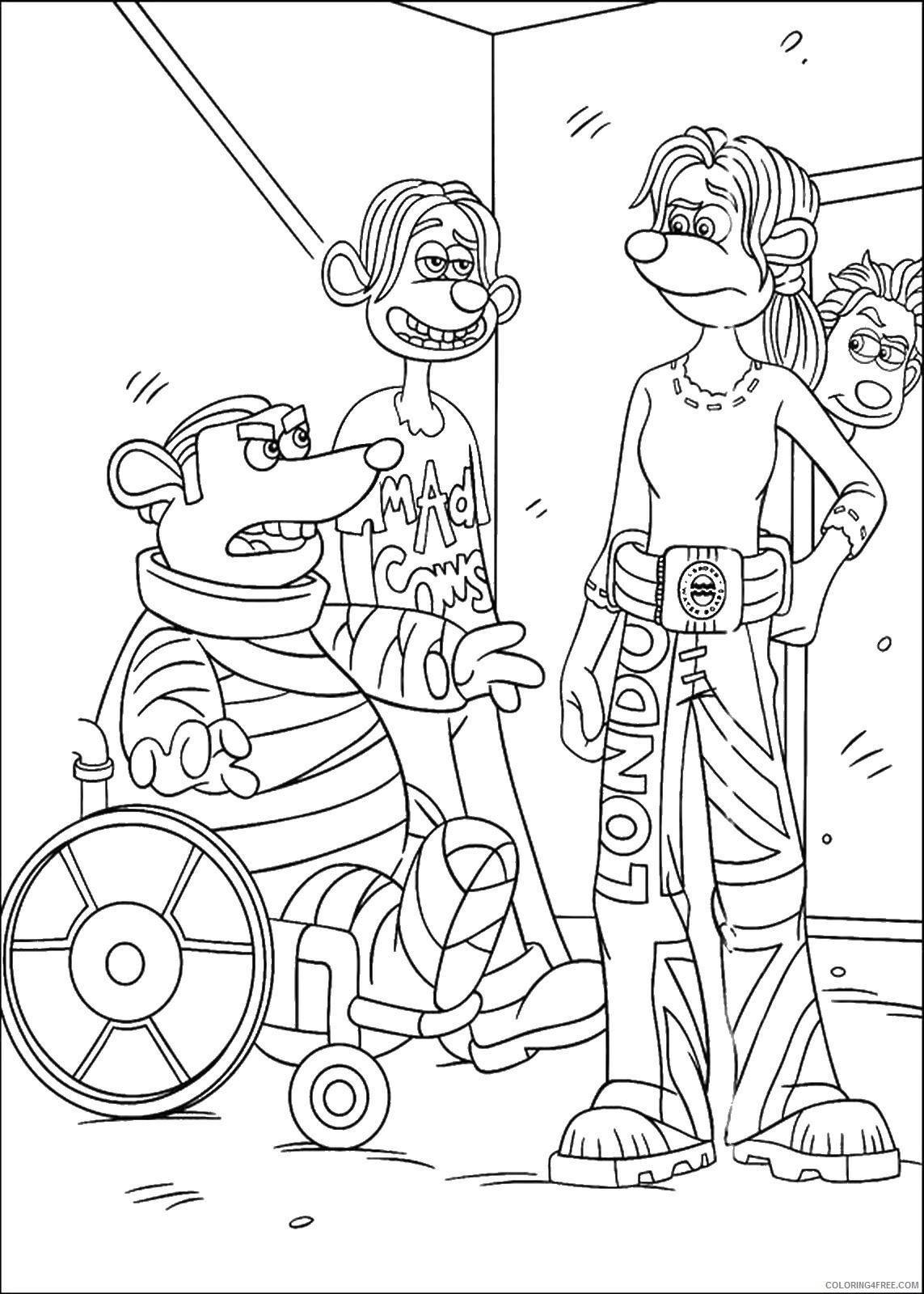 Flushed Away Coloring Pages TV Film flushed_cl_10 Printable 2020 02969 Coloring4free
